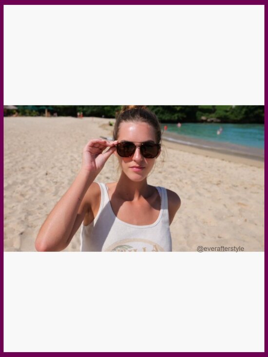 Polarized Aviator Sunglasses with Metal Frame, UV400 Protection, Tangle-Free main image 6